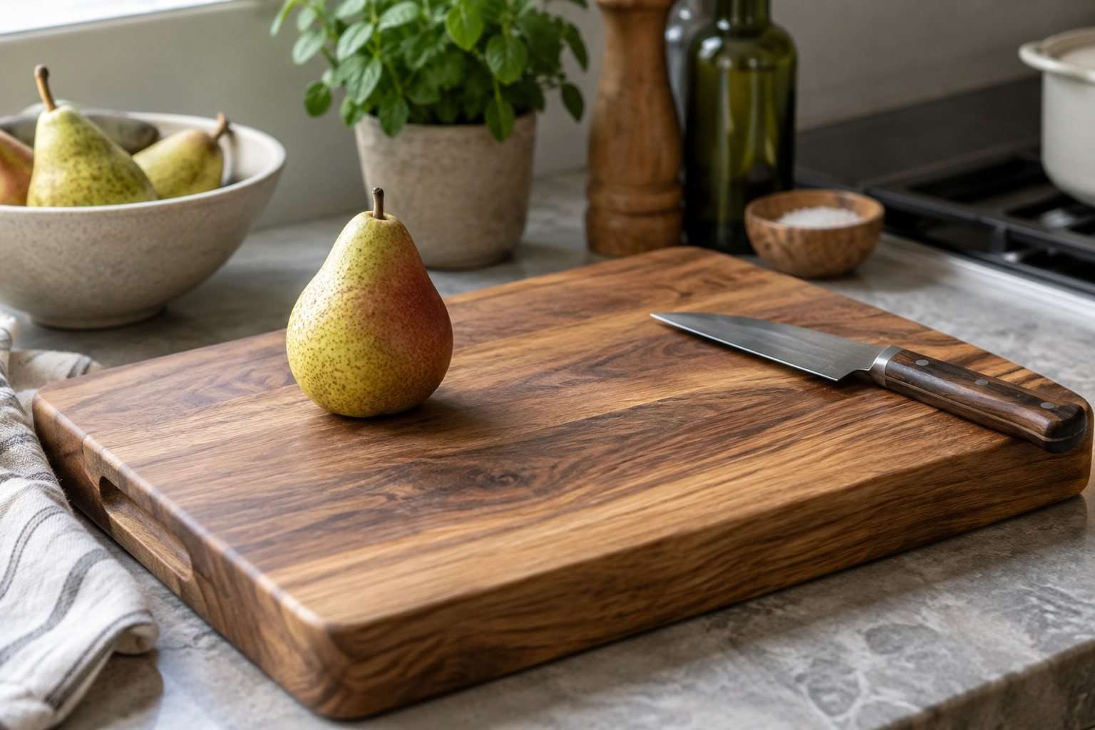 Tabla de cortar de madera artesanal: cómo elegirla y conservarla